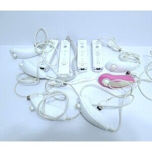 Lot of 10 Nintendo Wii Controllers Nunchuk Not Tested Parts or Repair